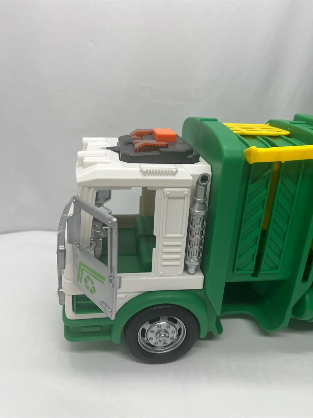 Recycle Truck Toy for Kids - Green and White
